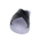 Amalfi Slide Sandal - Clear|Black